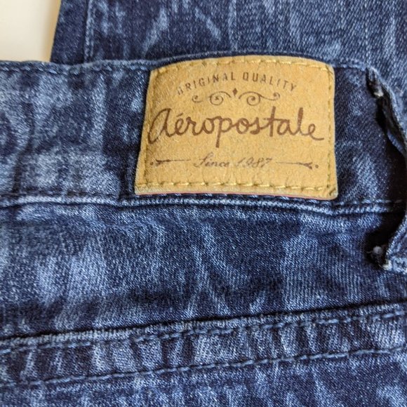 Aeropostale Womens Lola Printed Jegging Skinny Fit Jeans Size 0 - Picture 10 of 13